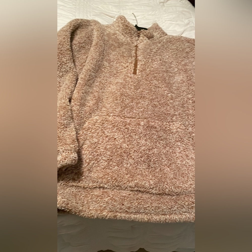 Sherpa quarter zip pull over